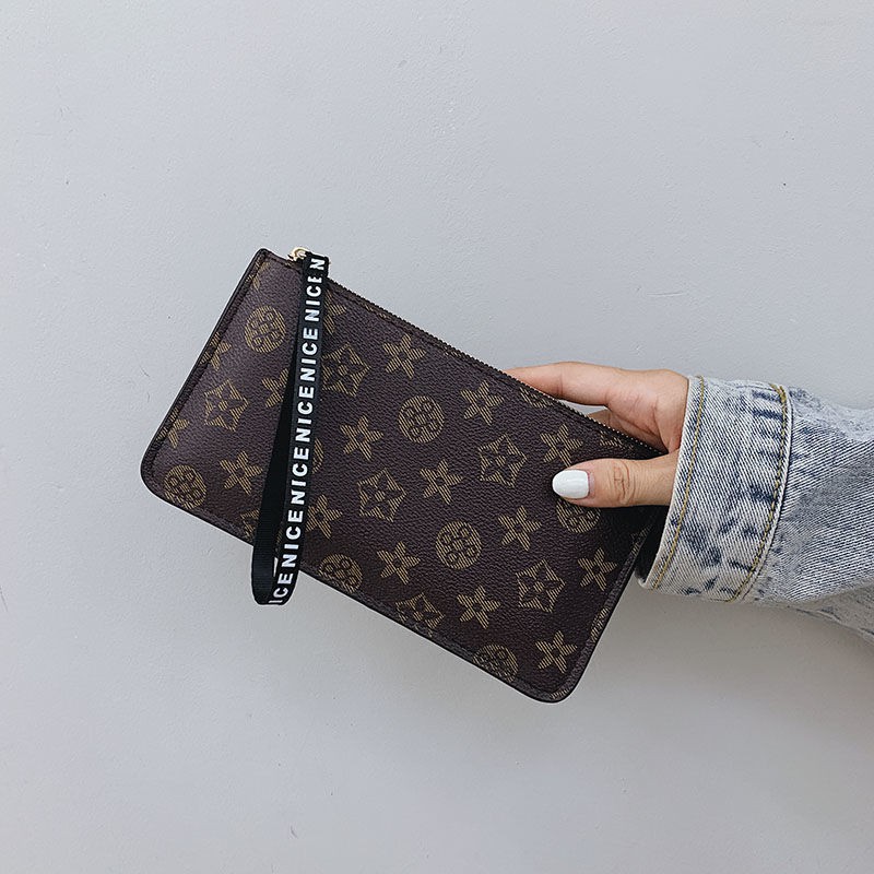 Ví Nữ mini Có Khóa Kéo Phong Cách retro 2021