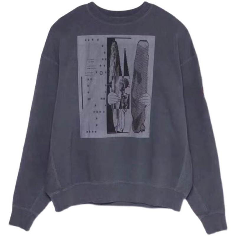 Porozi  Áo sweater  in họa tiết xinh xắn phong cách Hàn Quốc thời trang cho nữ