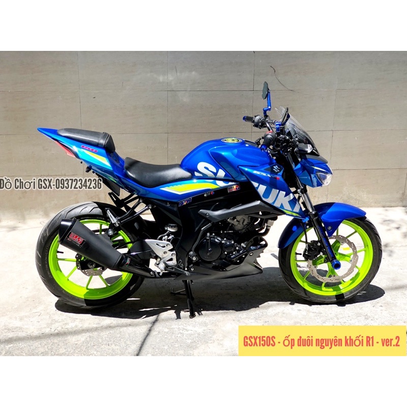 Ốp Đuôi Nguyên Khối R1 v2 nhọn GSX150 GSX150S GSX150R