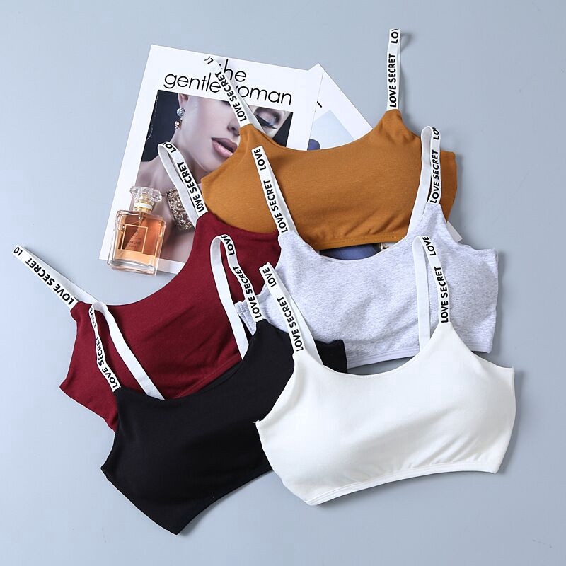 Áo ngực thể thao cotton thoáng khí có đệm nâng ngực | BigBuy360 - bigbuy360.vn