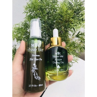 Combo 1serum tái tạo da & 1serum dưỡng da mộc thảo tây