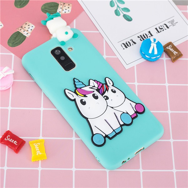 Samsung Galaxy A6 Plus A8+ 2018 Cute 3D Soft Silicone Case Phone Cover/PP