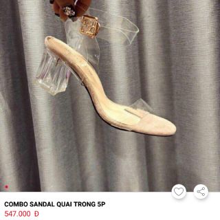 Giày quai trong sz 34 - 41.