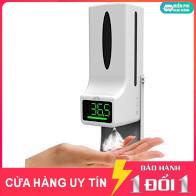 Máy Khử Khuẩn Đo Thân Nhiệt Tự Động, Máy Sát Khuẩn Cảm Ứng - Dùng Trong Mùa Dịch - Có Đèn Nhiệt Độ Quá 37độ .