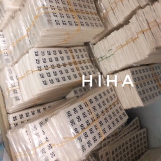 Decal size dán số - đủ số