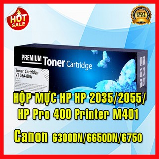 Hộp mực 05a,80a dùng cho máy in hp 400m,401,2055,canon 6300/251dw hộp mực all in one ce 505a- cf 280a