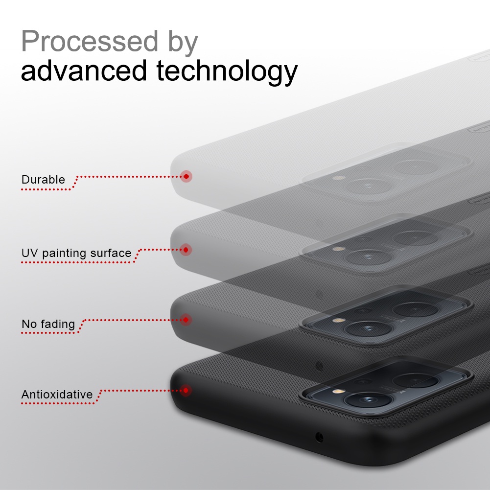 Ốp điện thoại Nillkin bằng PC cứng mặt nhám chống sốc chống dấu vân tay dành cho Realme 9i