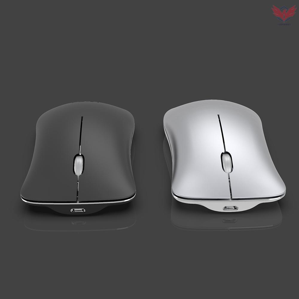 HXSJ T27 2.4Ghz Wireless Mouse Ergonomic Rechargeable Mice 1600 DPI 3DPI Optional for Mac Laptop PC Computer