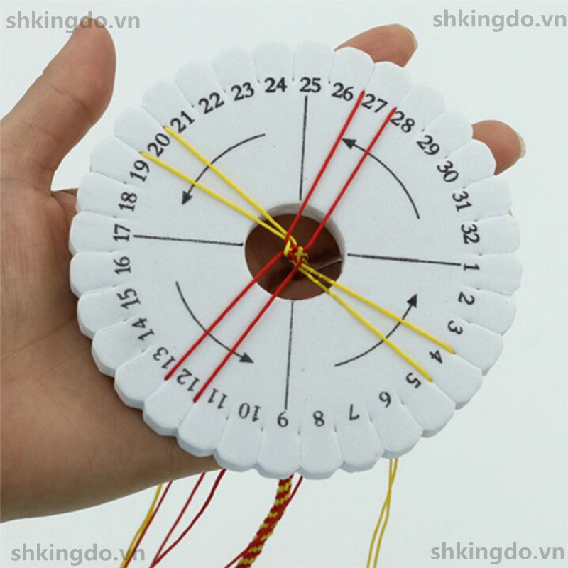 Khuôn xốp hỗ trợ đan dây làm vòng tay handmade đa năng