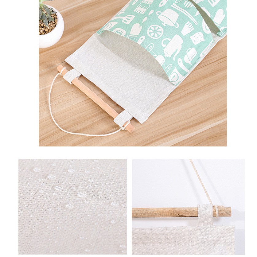 Túi treo tường 3 ngăn phong cách mẫu ngẫu nhiên