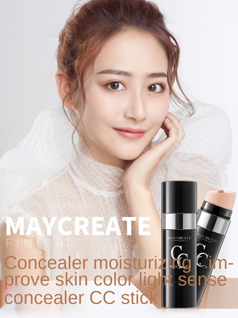 MAYCREATE CC stick CC cream natural color ivory white two colors optional 30ml