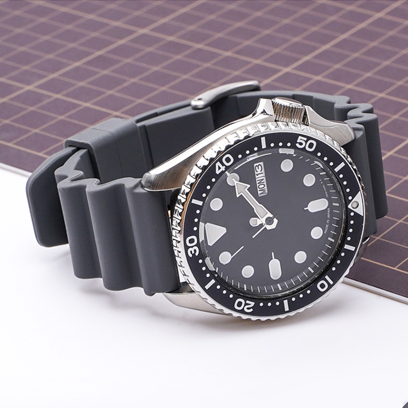 Dây Đeo Silicone Chống Nước Cho Đồng Hồ Seiko MARINE MASTER SKX007 SRP777J1 CITIZEN 20mm 22mm