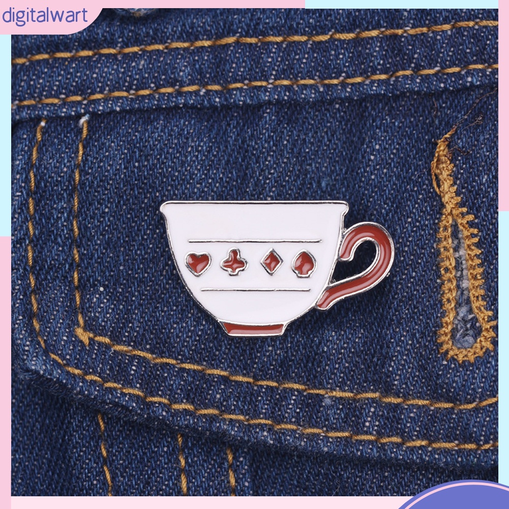 Ghim Cài Áo Hình Ấm Trà Và Tách Trà Độc Đáo Thời Trang Cho Nam Nữ