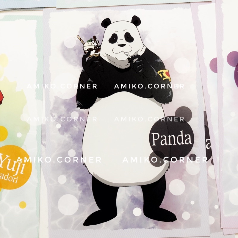 Bộ hình postcard Jujutsu no kaisen jjk hàng chính hãng