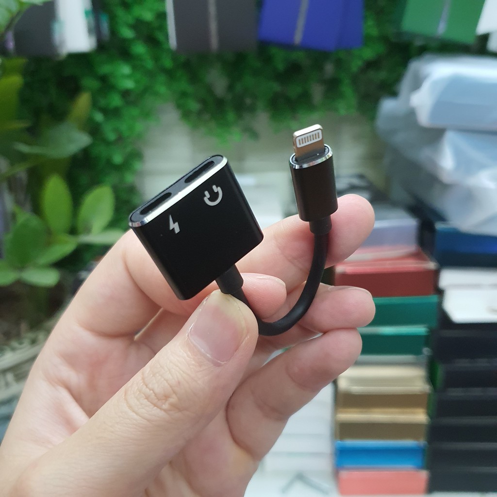 [Có Mic + Sạc Nhanh] Cổng Chuyển Đổi + Giắc Chia Cổng iPhone 7/8/X/11 Thành cổng sạc + Tai Nghe Chân Lighning