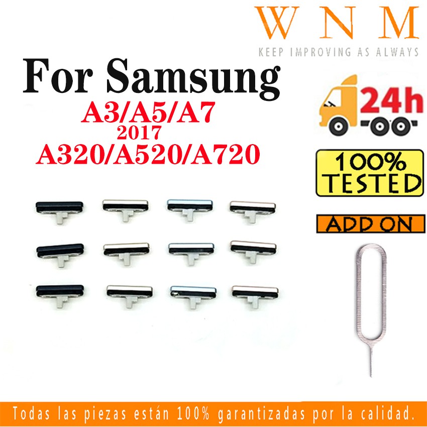 Bộ Nút Nguồn Và Nút Nguồn Thay Thế Chuyên Dụng Cho Samsung Galaxy A3 A5 A7 2017 A320 A520 A720
