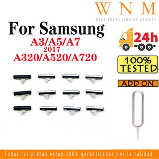 Nút Nguồn Cho Samsung Galaxy A3 A5 A7 2017 A320 A520 A720 Nút Nguồn Và Bên Nút Phím Nút Bật Tắt Âm Lượng Lên Xuống Nút Bên Thay Thế Một Phần