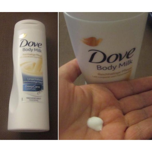 Kem dưỡng thể Dove Beauty Body Milk Reichhaltige Pflege (hàng gửi qua máy bay)