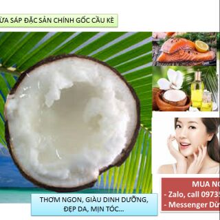 Dừa sáp Cầu Kè đặc ngon loại 1
