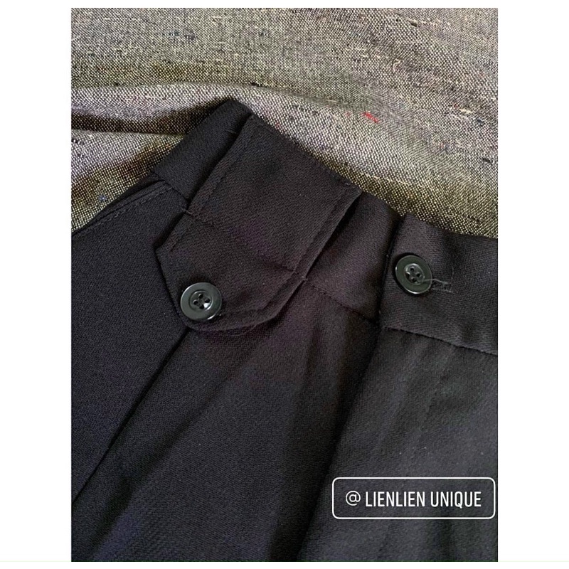 Quần Baggy lưng siêu cao nắp túi hót mã 347