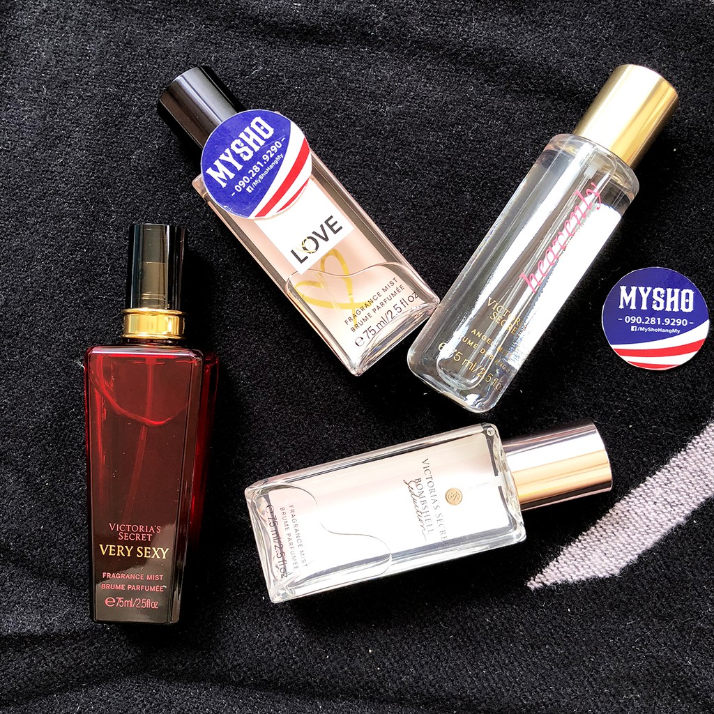 Xịt toàn thân, Mist Very Sexy, Bombshell, Seduction, Love, Heavenly, Tease, Very Sexy Night, Glam, Dream Angels 75ml | BigBuy360 - bigbuy360.vn