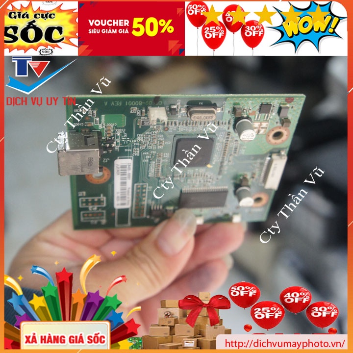 Card main formater máy in HP 1020 HP 1010 hàng Zin tháo máy chuẩn bền có bảo hành