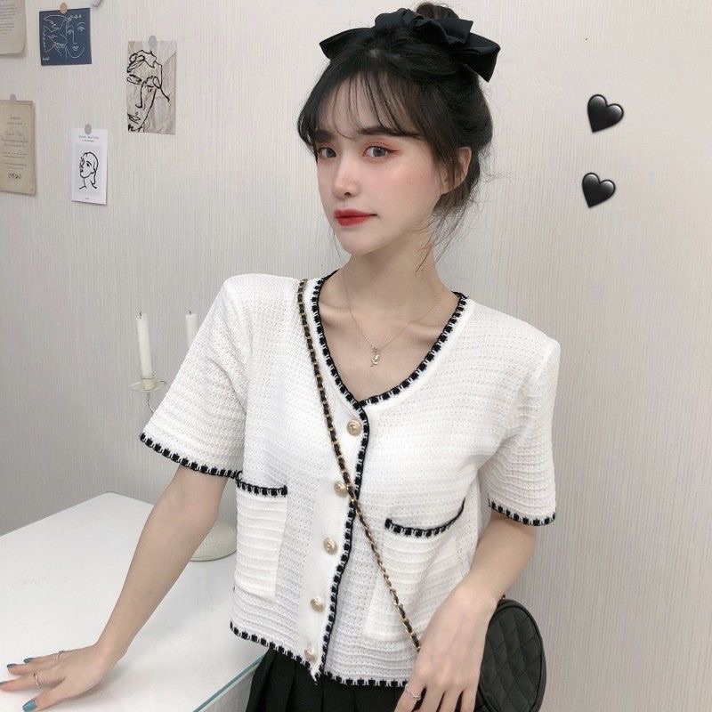 FREESHIP ÁO CROTOP LEN XỐP MỎNG BASIC VINTAGE