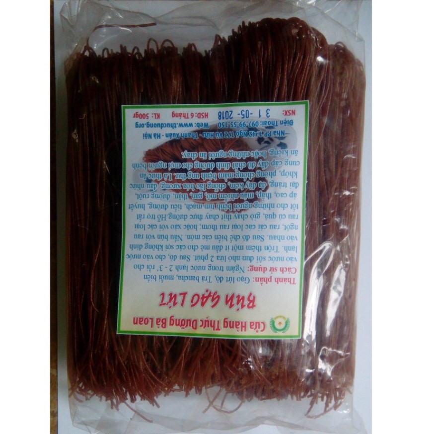 Bún gạo lứt thực dưỡng Bà Loan 500gram hạn mới nhất