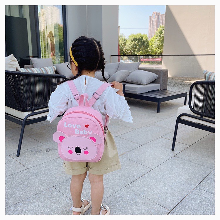Balo cho bé học mẫu giáo siêu nhẹ hình thú - kích thước 19*8*23cm EMMIT BL62