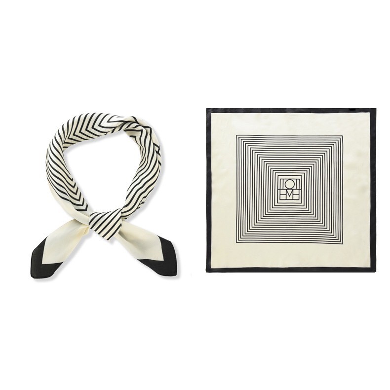Khăn lụa vuông choàng cổ size 70x70 cm