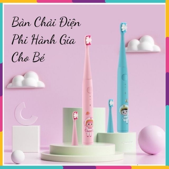 [HÀNG ĐẸP] Bàn Chải Điện Tự Động Cho Bé Với Sợi Lông Dupont Cao Cấp Làm Sạch và Bảo vệ Răng Miệng Ch
