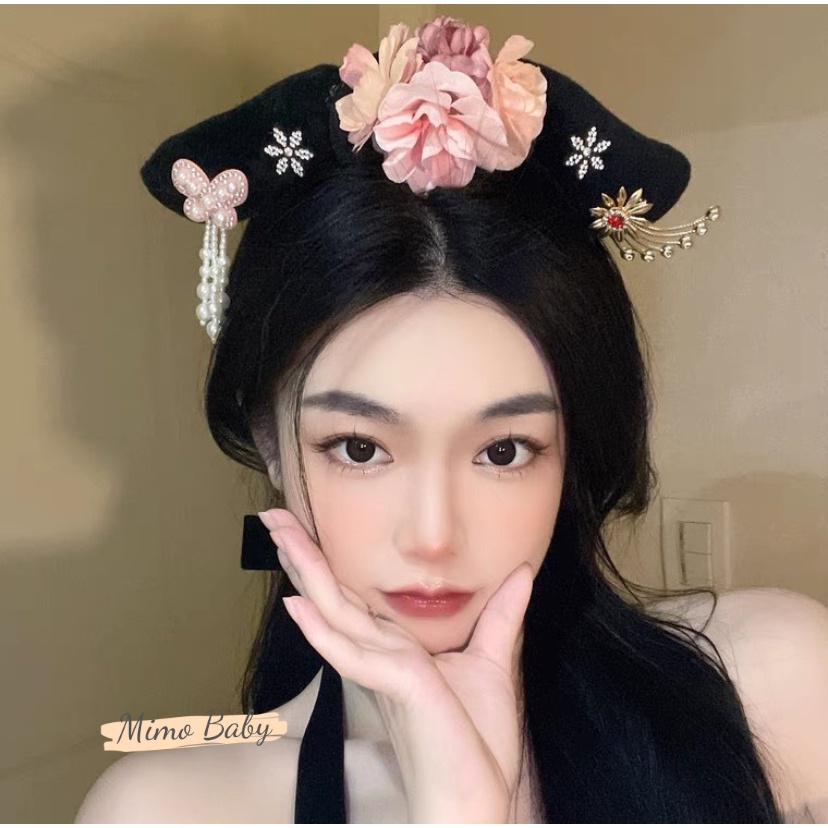 Bờm cách cách, phi tần dễ thương cho bé gái, cho nữ BD07 Mimo Baby