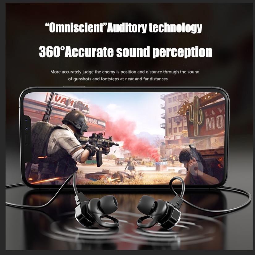 Tai nghe nhét tai Leyoya G3000 thích hợp chơi game có mic chống ồn tiện dụng