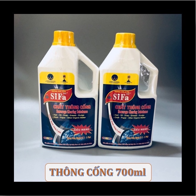 Nước Thông Cống Siêu Mạnh Sifa 700 ml- [CỐNG 700]