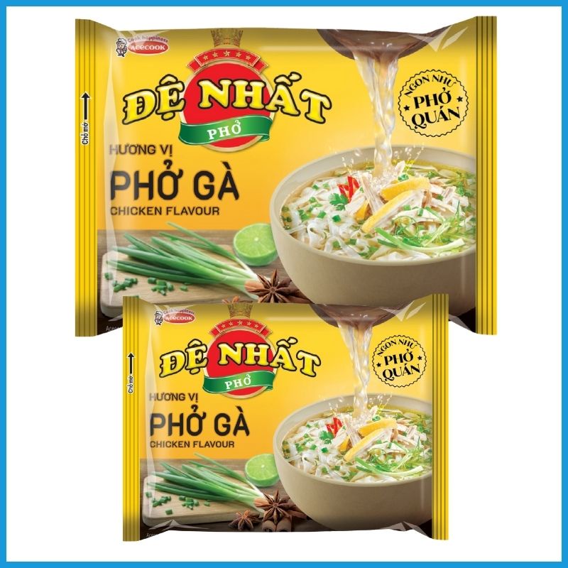 Phở Bò, Phở Gà Đệ Nhất ngon như phở quán thùng 30 gói x67g MPĐN01