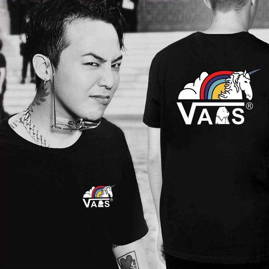 𝕍𝔸ℕ𝕊 áo thun nam nữ chất cotton cao cấp