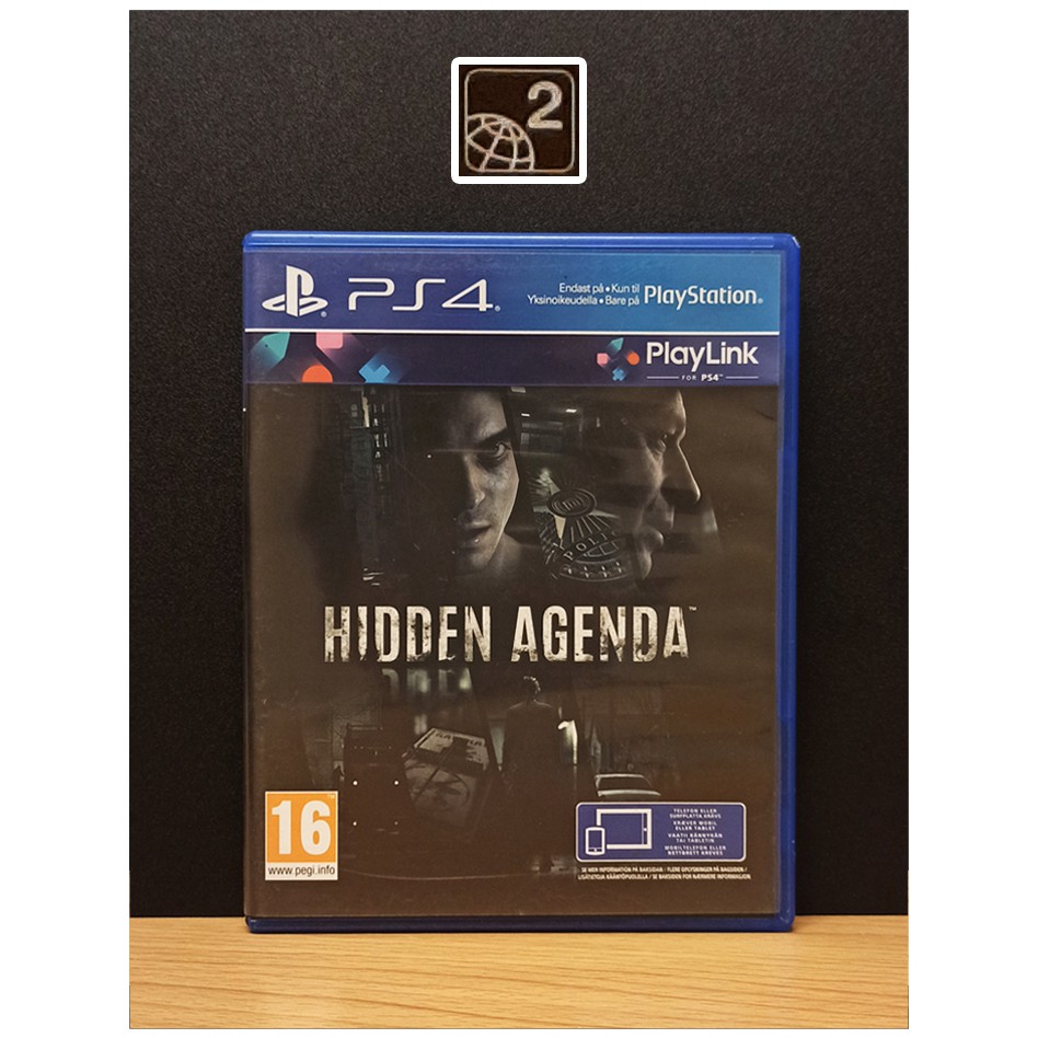 Trò chơi PS4: Hidden Agenda Zone 2 Đĩa đẹp cũ