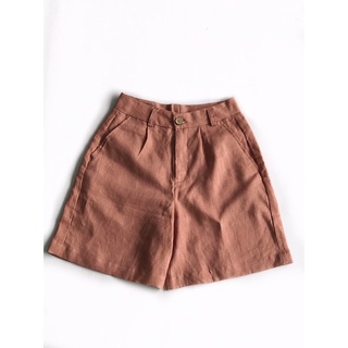 Quần lửng linen boyfriend - 100% pure linen