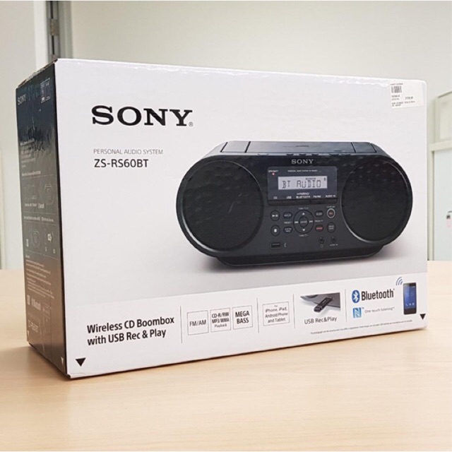 MÁY HỌC NGOẠI NGỮ CASETTE CD SONY ZS-RS60BT