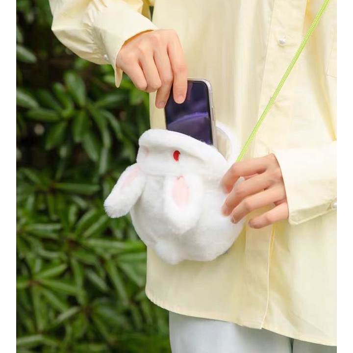 Túi Đeo Chéo Hình Thỏ Con Dễ Thương - Phong cách độc đáo, dễ thương và thời trang