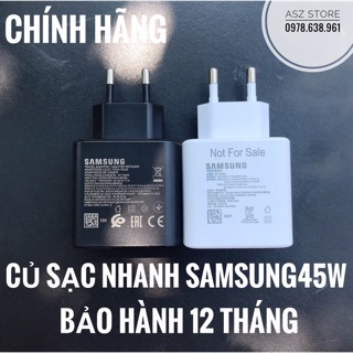 Sạc nhanh 45w samsung note10/ note10 plus-hàng chính hãng - bảo hành 12 tháng
