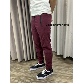 QUẦN JOGGER THUN NỈ ĐỎ