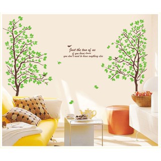 Decal trang trí Cây xanh ( làm được nhiều mẫu )