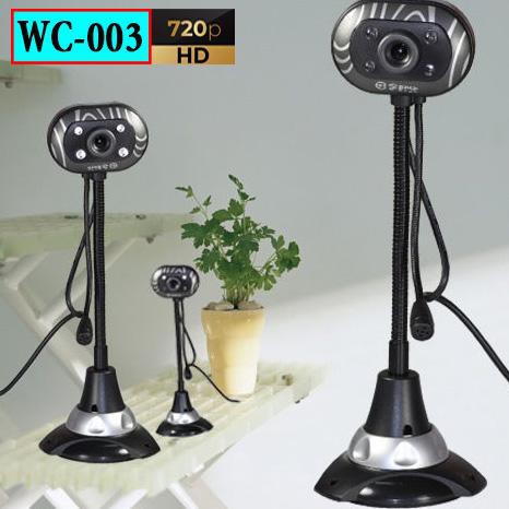 Webcam C925 Có Mic - 4 đèn led trợ sáng - Hình ảnh rõ nét, chân đế để bàn