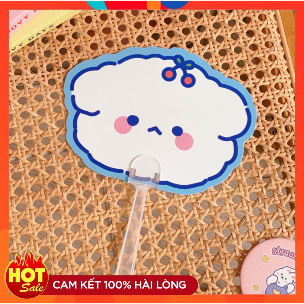 [HOT] QUẠT NHỰA CẦM TAY MINI HOẠ TIẾT HOẠT HÌNH ĐÁNG YÊU NHIỀU KIỂU TUỲ CHỌN PHONG CÁCH HÀN QUỐC