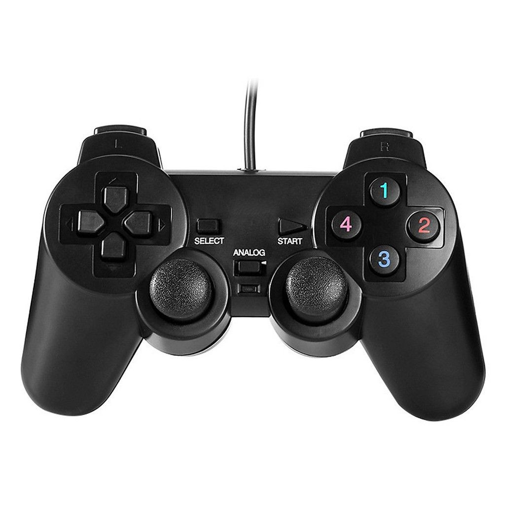 Tay Cầm Chơi Game PC Đầu USB Có Rung, Joystick