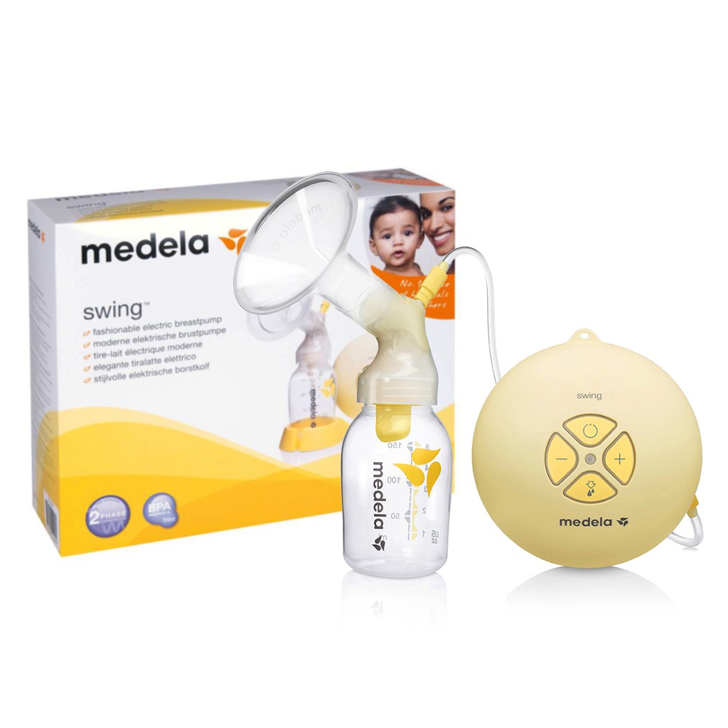 Máy hút sữa Medela Swing điện đơn CHÍNH HÃNG THỤY SỸ- Bảo Hành 12 tháng