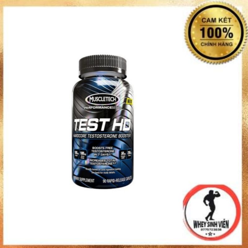 MuscleTech Test HD 90v – Hỗ trợ tăng Hormone Nam tự nhiên, tăng Cơ cho người tập luyện