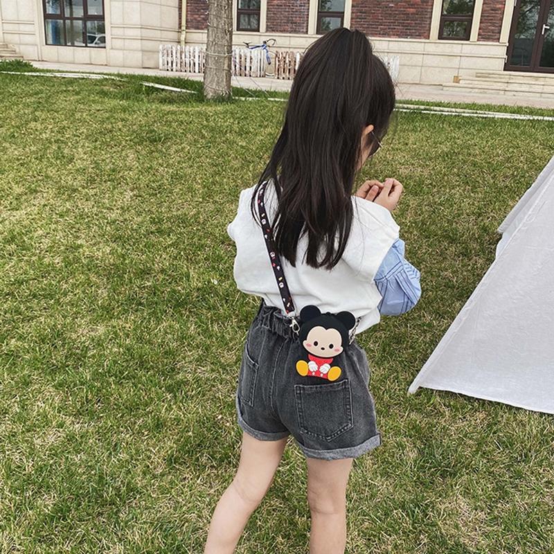 Túi Đeo Chéo Hình Chuột Mickey Đáng Yêu Dành Cho Bé