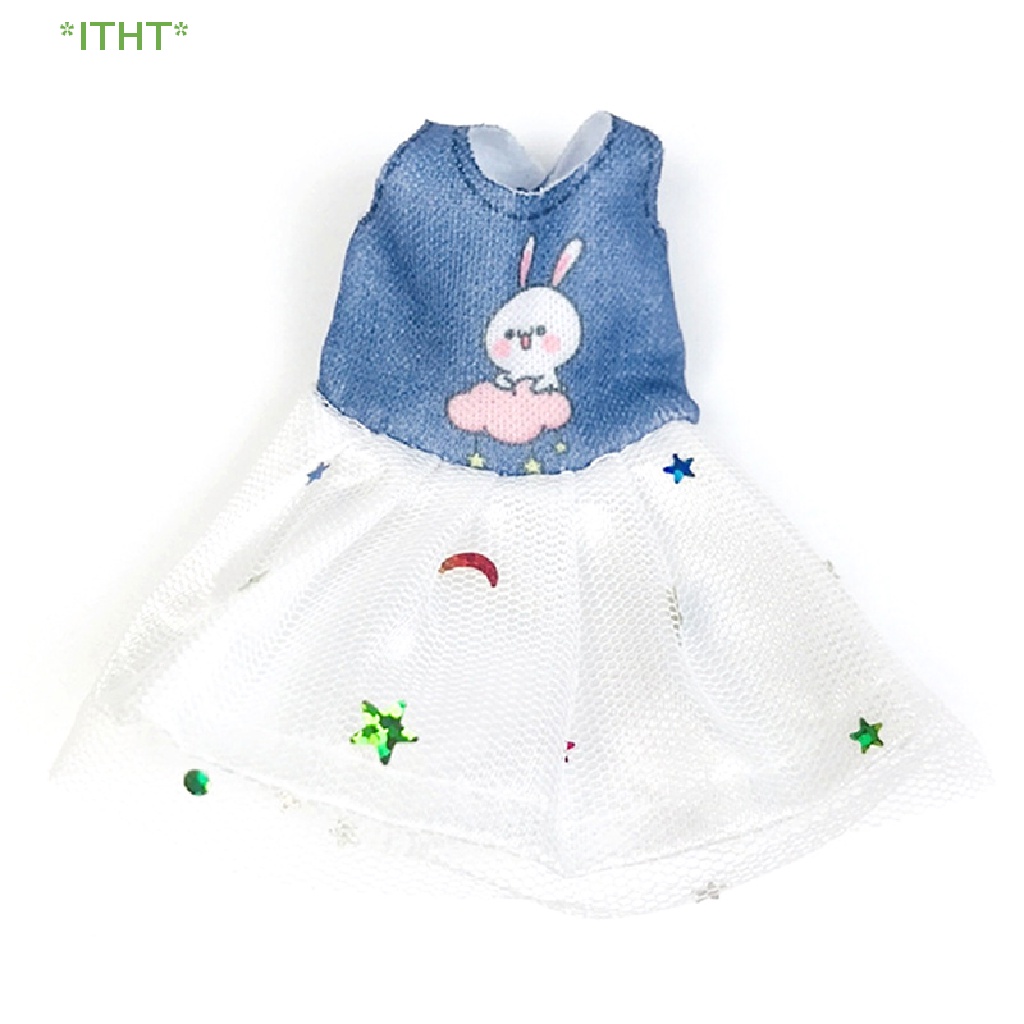 Đầm Thời Trang Cho Búp Bê 16cm Tỉ Lệ 1 / 12 Mới